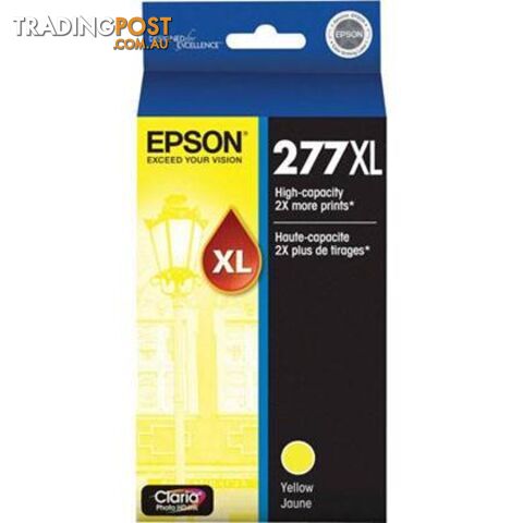 Epson 277XL Claria Photo HD Yellow High Capacity for XP-850C13T278492 - Epson - 9314020612466 - C13T278492