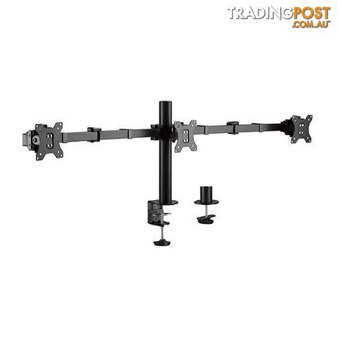 Brateck LDT33-C036 Triple Monitors Affordable Steel Articulating Monitor Arm Fit Most 17'-32' - Brateck - 6956745162555 - LDT33-C036
