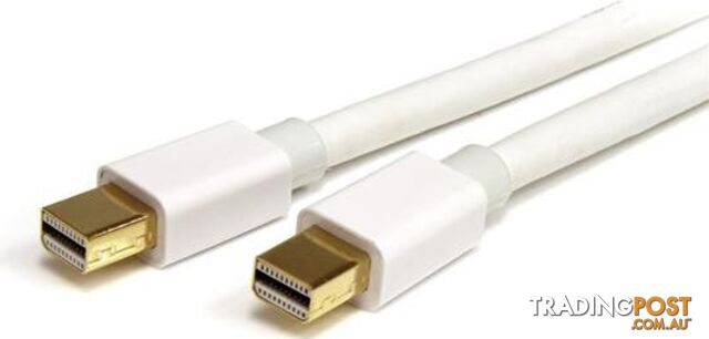 StarTech MDPMM2MW 2m 6 ft White Mini DisplayPort Cable M/M - StarTech -...