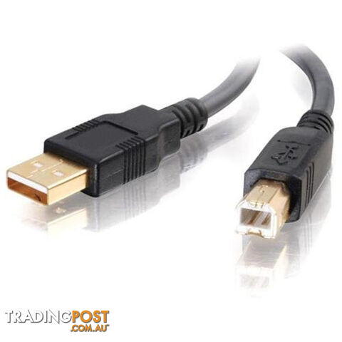 Alogic USB2-02-AB 2m USB 2.0 Cable - Type A Male to Type B Male - Alogic -...