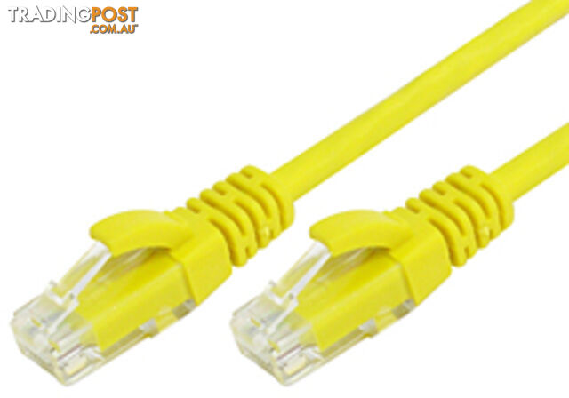 Comsol UTP-.5-C6A-YEL 0.5M 10GbE Cat 6A UTP Patch Cable LSZH - Yellow - Comsol -...