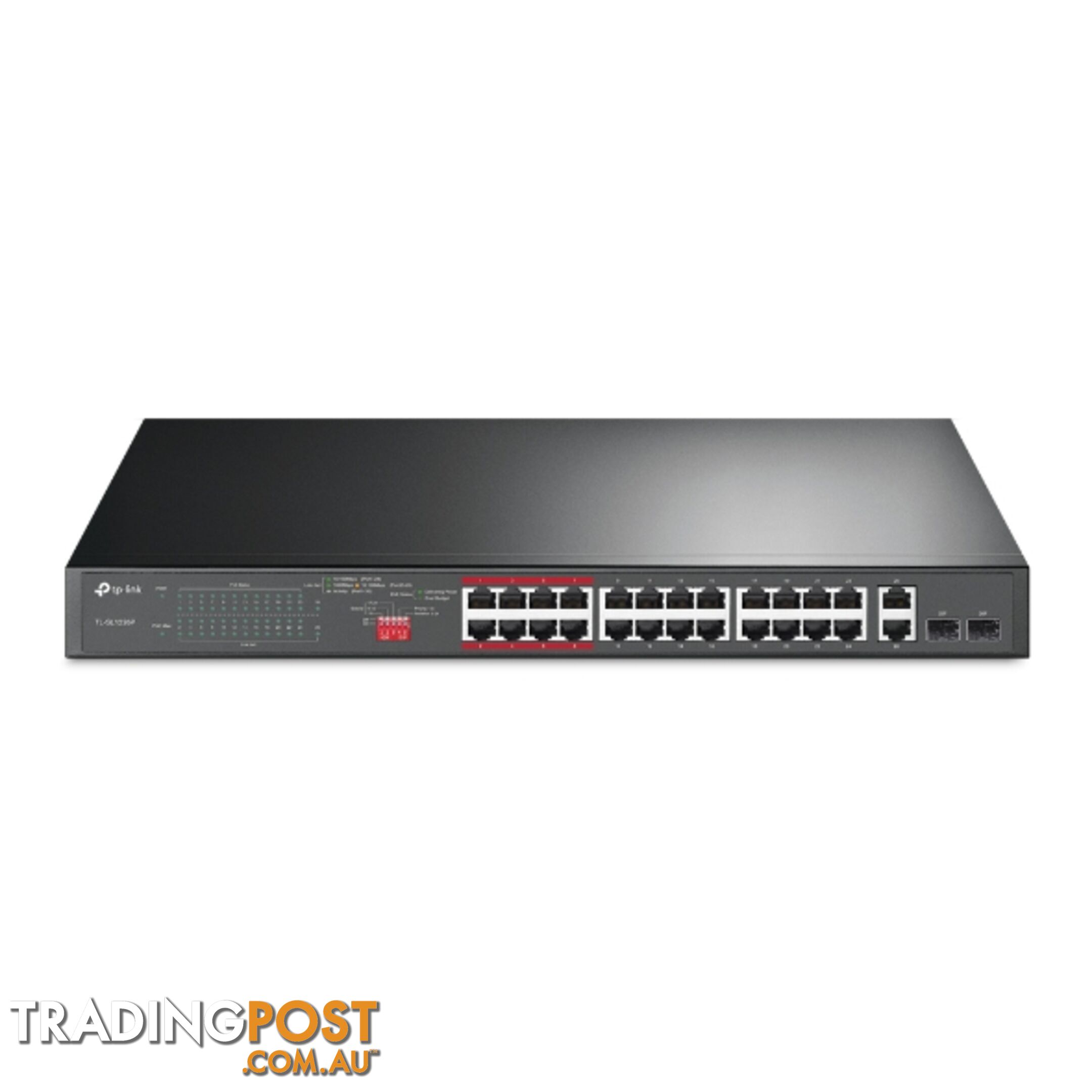 TP-Link TL-SL1226P 24 Port 10/100Mbps PoE+ Switch - TP-Link - 6935364089443 - TL-SL1226P