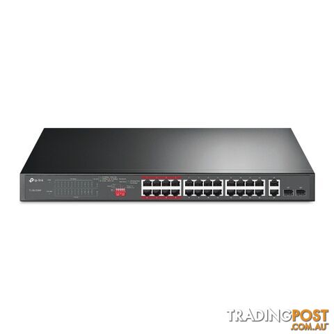 TP-Link TL-SL1226P 24 Port 10/100Mbps PoE+ Switch - TP-Link - 6935364089443 - TL-SL1226P
