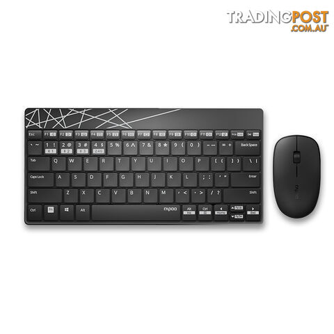Rapoo 8000M Compact Wireless Bluetooth Keyboard and Mouse Combo - Rapoo - 6940056181176 - 8000M