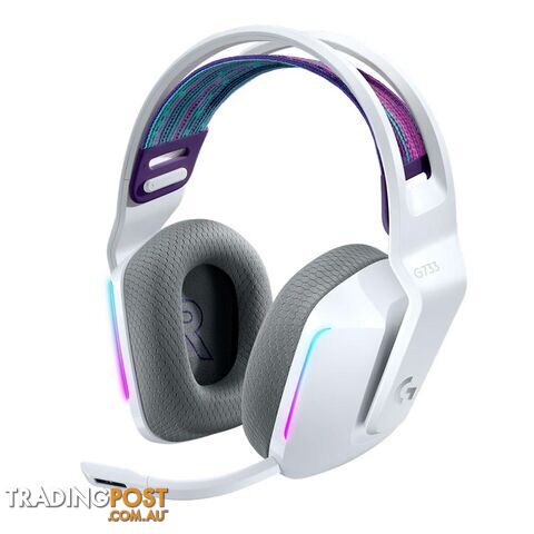 Logitech 981-000886 G733 Lightspeed Wireless RGB Gaming Headset White - Logitech - 97855157171 - 981-000886