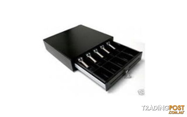 Posbox EC-410 Cash Draw Black (5 Bills and 8 Coin Cups) - POSBOX - 856284005046...