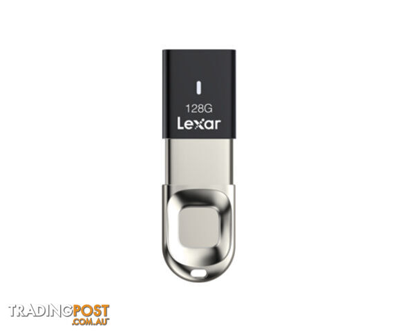 Lexar LJDF35-128BAP JumpDrive F35 128GB Finger Print USB3 Flash Drive - Upto 150MB/s - Lexar - 843367109494 - LJDF35-128BAP