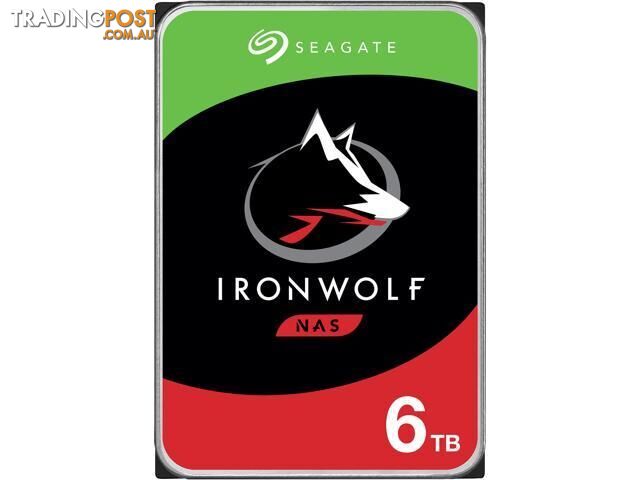 Seagate ST6000VN001 6TB IronWolf 3.5" NAS HDD - Seagate - 763649092095 - ST6000VN001