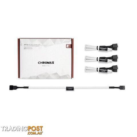 Noctua NA-SEC1-WHITE NA-SEC1 Chromax 30cm Fan Extension Cables (3 Pack) - Noctua - 841501120503 - NA-SEC1-WHITE