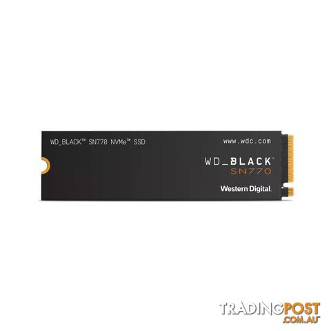 WD WDS500G3X0E Western Digital WD Black SN770 500GB Gen4 NVMe SSD - WD - 718037887302 - WDS500G3X0E
