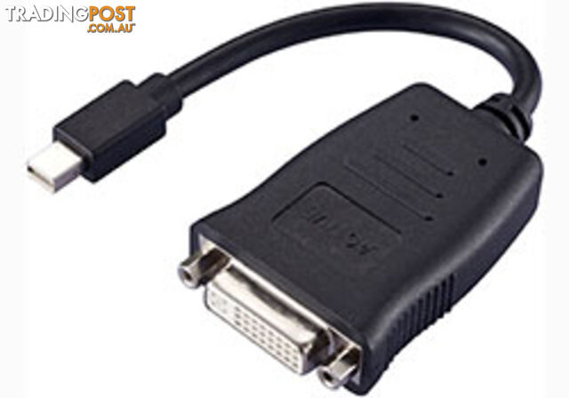 Comsol MD-DVI-AD-A 20cm Mini DisplayPort Male to DVI-D Female Adapter - Active -...