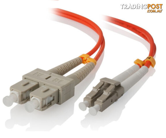 Alogic LCSC-02-OM1 2m LC-SC Multi Mode Duplex LSZH Fibre Cable 62.5/125 OM1 -...