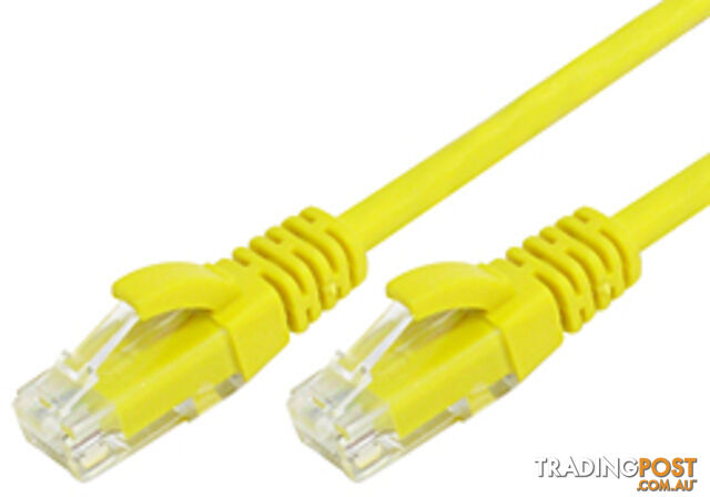 Comsol UTP-.5-6B-YEL 50cm RJ45 Cat 6 Patch Cable - Yellow - Comsol - 9332902009395 - UTP-.5-6B-YEL