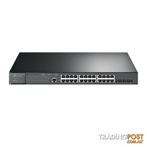 TP-Link TL-SG3428XMP JetStream 24 Port Gigabit and 4 Port 10GE SFP+ L2+ Managed Switch 24 Port POE+ - TP-Link - 6935364030773 - TL-SG3428XMP