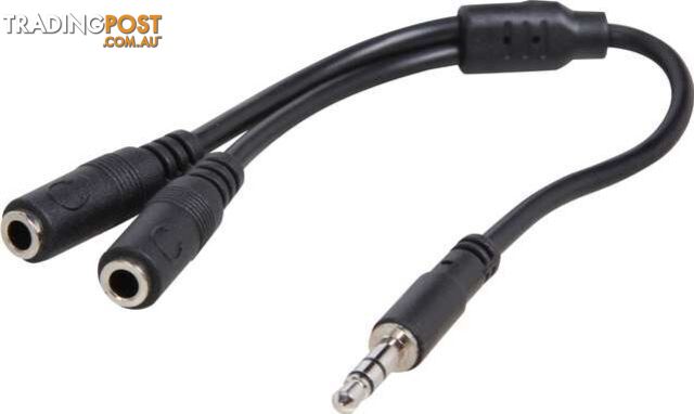 StarTech MUY1MFFS Slim Stereo Y Cable 3.5 to 2x 3.5mm - StarTech - 065030847018 - MUY1MFFS - photo 2 of 2