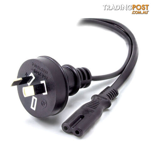 Alogic MF-AUS2PC7-05 5m Aus 2Pin Mains Plug to IEC C7 Male to Female - Alogic -...