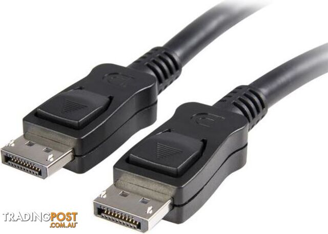 StarTech DISPLPORT3L 3 ft DisplayPort Cable with Latches M/M - StarTech - 065030839167 - DISPLPORT3L