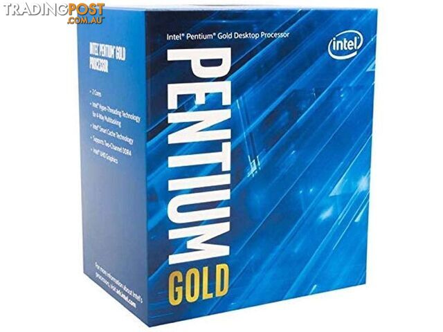 Intel BX80701G6405 Pentium Dual Core G6405 LGA 1200 4.10GHZ Processor - Intel - 5032037215497 - BX80701G6405