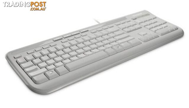 Microsoft Wired Keyboard 600 - USB - White ANB-00034 - Microsoft - 882224741941 - ANB-00034
