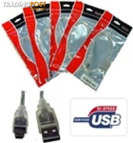 Teamforce USB 2.0 Cable A-B 5 Pin Mini 1 UC-2001ABN - Generic - 9341756008850 - UC-2001ABN