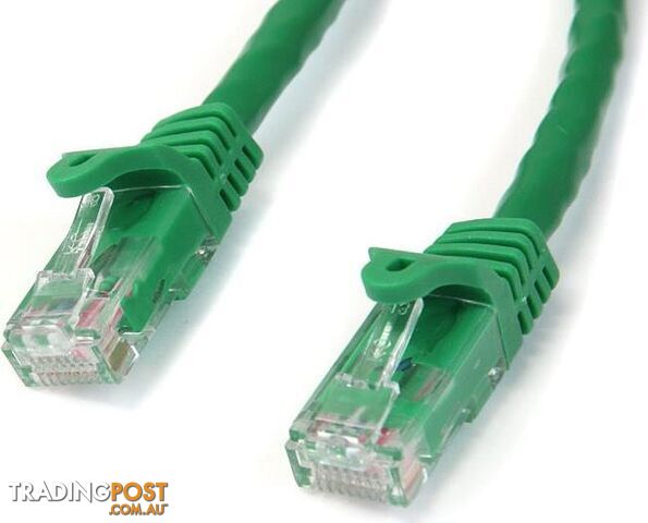 StarTech N6PATC50CMGN 0.5m Green Snagless UTP Cat6 Patch Cable - StarTech -...