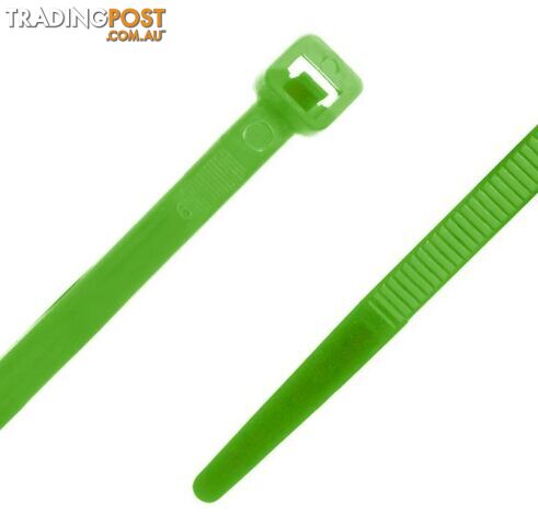 Ty-It NC348GR Nylon Cable Tie Green 300mm x 4.8mm (bag of 100) - Generic - 9350784000248 - NC348GR