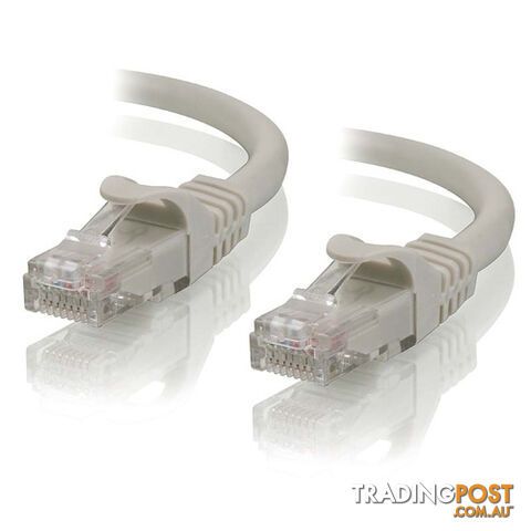 Alogic C6A-01-Grey 1m Grey 10Gb Ethernet Snagless CAT6A Network Cable - Alogic - 9350784005014 - C6A-01-Grey