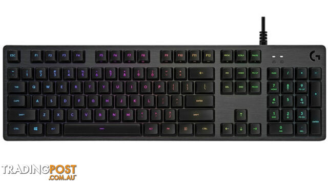 Logitech 920-009372 G512 CARBON LIGHTSYNC RGB Mechanical Gaming Keyboard GX Red - Logitech - 0097855151773 - 920-009372