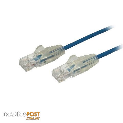 Startech N6PAT100CMBLS Cable Blue Slim CAT6 Patch Cord 1m - StarTech -...