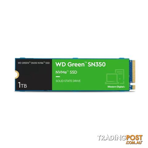 WD WDS100T3G0C WD Green SN350 1TB M.2 NVMe SSD - WD - 718037886039 - WDS100T3G0C