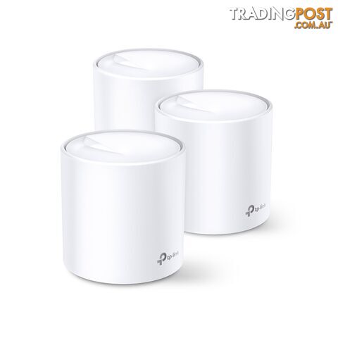 TP-Link DECO X20(3-PACK) Deco X20 Plus 3-Pack AX1800 Smart Home Mesh Wifi, 3Yr - TP-Link - 6935364086947 - DECO X20(3-PACK)