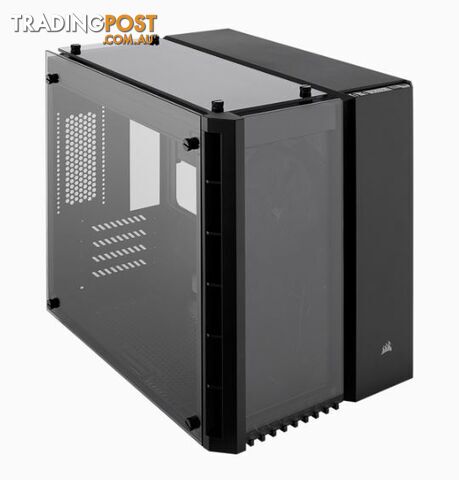 Corsair CC-9011134-WW Crystal Series 280X Tempered Glass micro ATX Case Black - Corsair - 843591065177 - CC-9011134-WW