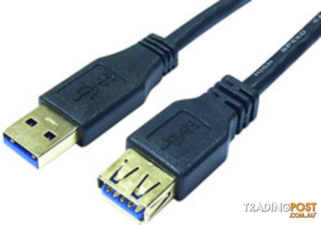 Comsol USB3-AA-02 2M USB 3.0 SuperSpeed Extension Cable (A)Male - (A)Female - Comsol - 9332902001603 - USB3-AA-02