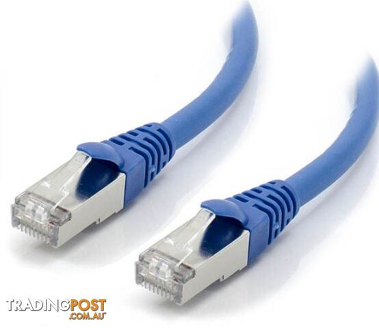 Alogic C6A-1.5-Blue-SH 1.5m Blue 10G Shielded CAT6A LSZH Network Cable - Alogic - 9350784003720 - C6A-1.5-Blue-SH