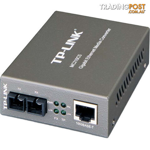 TP-Link TL-MC210CS Gigabit Single-Mode Media Converter - TP-Link - 845973030445 - TL-MC210CS
