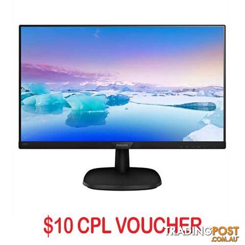 Philips 243V7QJAB 23.8IN FHD IPS LCD Monitor - Philips - 8712581745974 - 243V7QJAB