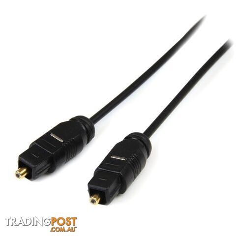 StarTech THINTOS10 3M Toslink Digital SPDIF Audio Cable - StarTech -...