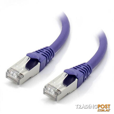 Alogic C6A-1.5-Purple-SH 1.5m Purple 10GbE Shielded CAT6A LSZH Network Cable - Alogic - 9350784007278 - C6A-1.5-Purple-SH