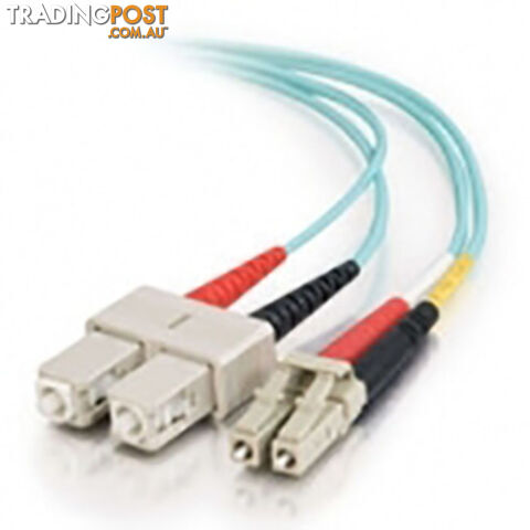 Alogic 1 Meter LC-SC 10G Multi Mode Duplex Fibre Cable 50/125 LCSC-01-OM3 - Alogic - 9350784004406 - LCSC-01-OM3