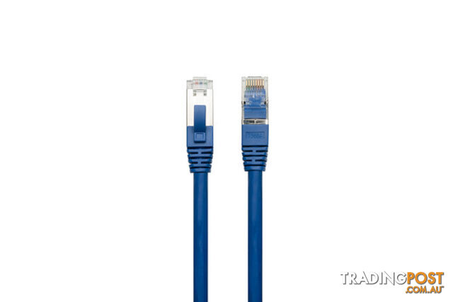 Comsol SSTP-02-C8-BLU 2 Metre 40GBE CAT8 S/FTP Shielded Patch Cable LSZH - Blue - Comsol - 9332902022820 - SSTP-02-C8-BLU