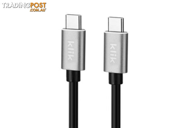 Klik KCC5M030 3m USB Type-C Male to USB Type-C Male USB 2.0 Cable - Klik - 9332902020406 - KCC5M030