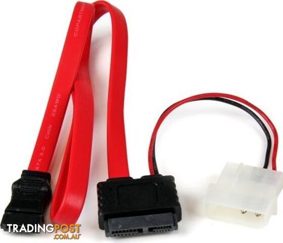 StarTech SLSATAF20 20in Slimline SATA to SATA Cable - StarTech - 065030833073 - SLSATAF20