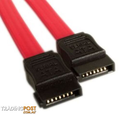 Astrotek AT-SATA-180D SATA Data Cable 50cm 7 pins to 7 pins Straight 26AWG Red - Astrotek - 9320201000816 - AT-SATA-180D