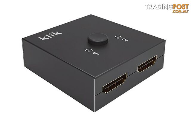 Klik KHDBS2 2 Port HDMI Bi-Directional Switch - Klik - 9332902024473 - KHDBS2