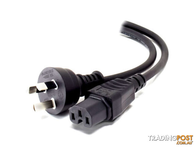 Alogic MF-3PC15-05 5m Aus 3 Pin Mains Plug to IEC C15 High Temperature Male to...