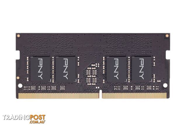 PNY MN16GSD42666BL 16GB (1x16GB) DDR4 SODIMM 2666Mhz CL19 Notebook Memory - PNY - 4712847099135 - MN16GSD42666BL