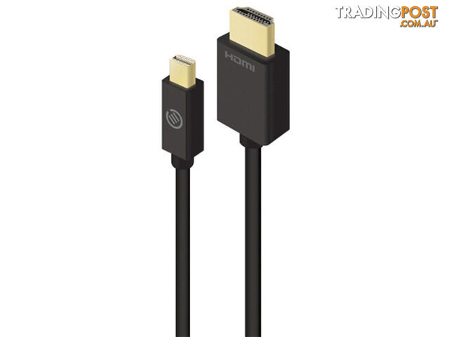 Alogic MDP-HD4K-01-MM SmartConnect 1m Mini DisplayPort to HDMI Cable with 4K...