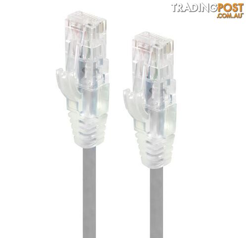Alogic C6S-03GRY 3m Grey Ultra Slim Cat6 Network Cable UTP 28AWG - Alogic -...
