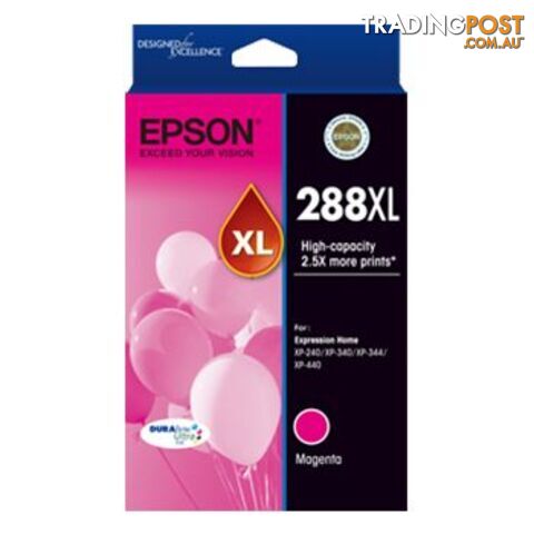 Epson C13T306392 288XL HY Magenta Ink Cartridge - Epson - 9314020619182 - C13T306392