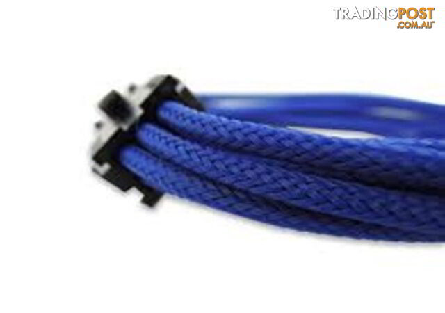 Sleeved 4 Pin ATX Extension Cable 40cm Blue 4ATXBL - Generic - 886027001462 - 4ATXBL